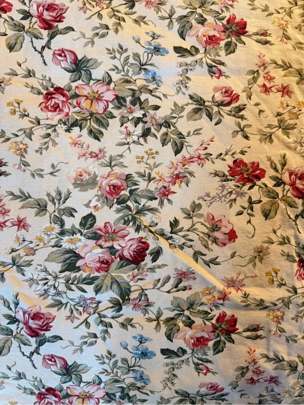 Ralph Lauren Vintage Westbrook Floral Tablecloth FLAW